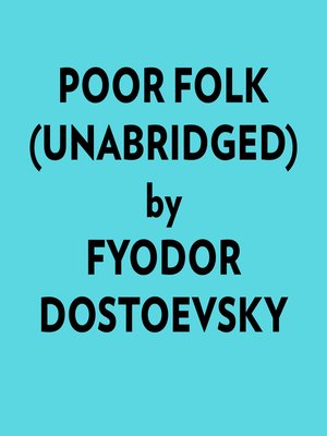 cover image of Poor Folk (Unabridged)
